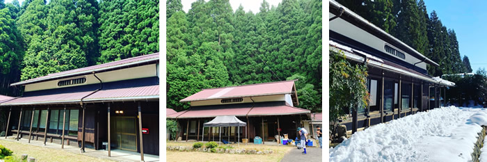 京都・広河原山荘「木の体験ショールーム」
