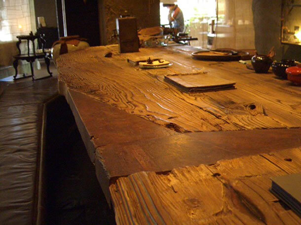 古材カウンター(オーダー製・別注)