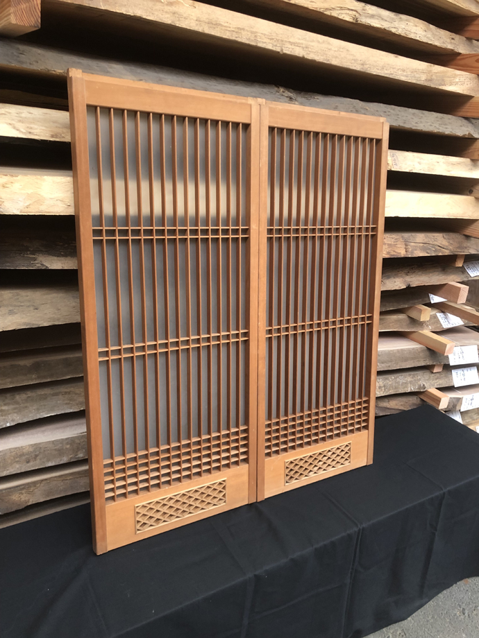 古建具（小型ガラス戸）KT-GS617 | 小型ガラス戸 | 一般古建具 | 古材