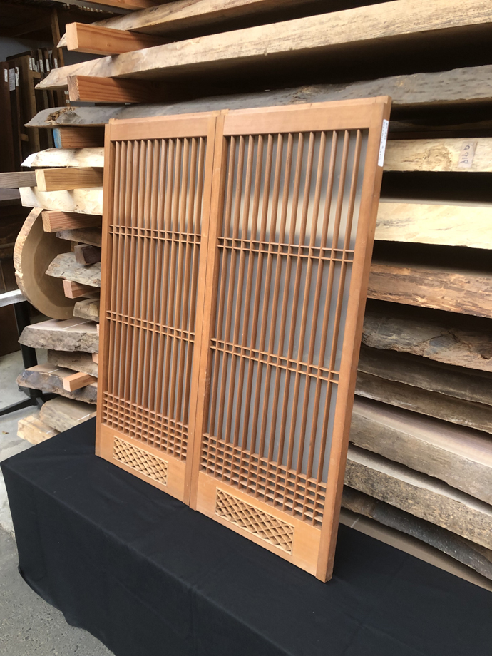 古建具（小型ガラス戸）KT-GS617 | 小型ガラス戸 | 一般古建具 | 古材