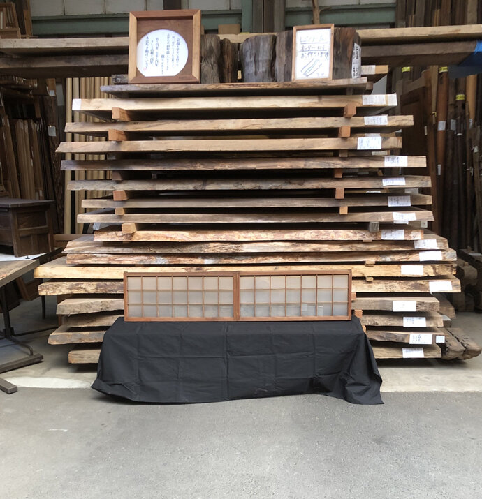 古建具(小型ガラス戸)KT-GS627