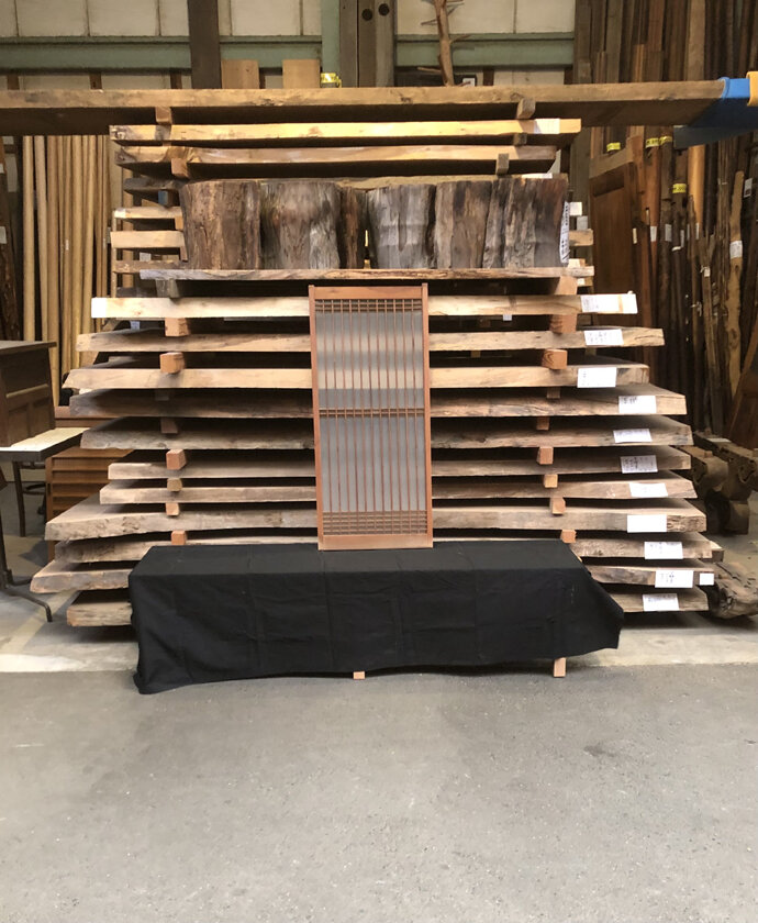古建具（小型ガラス戸）KT-GS629