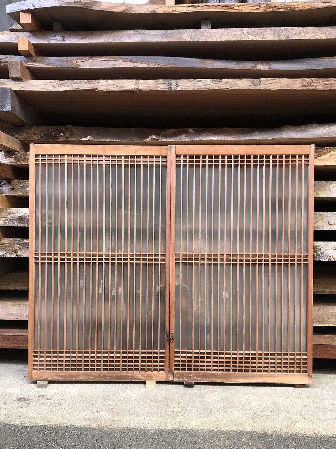 古建具（小型ガラス戸）KT-GS639