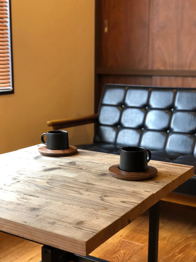 足場板レトロカフェテーブル