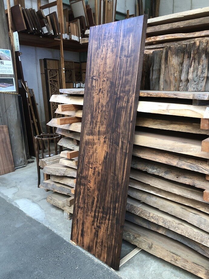 銘木板の古材