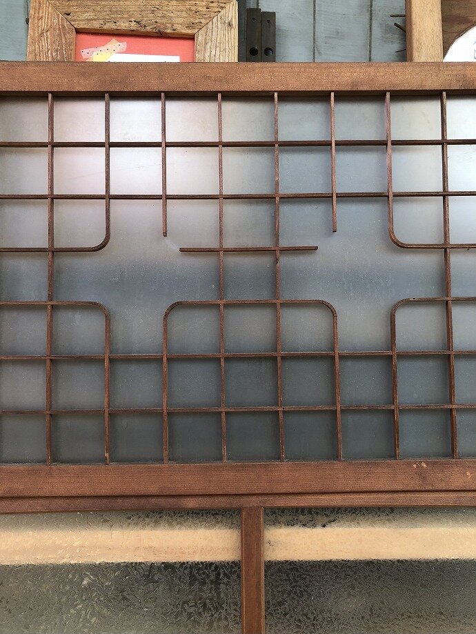 古建具(ガラス戸)の古材