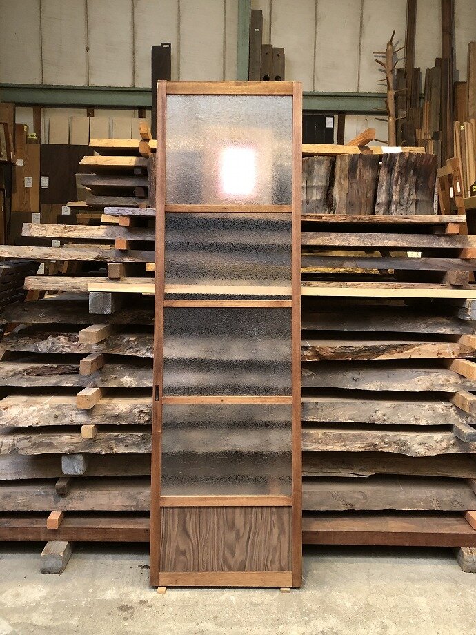 古建具(ガラス戸)の古材