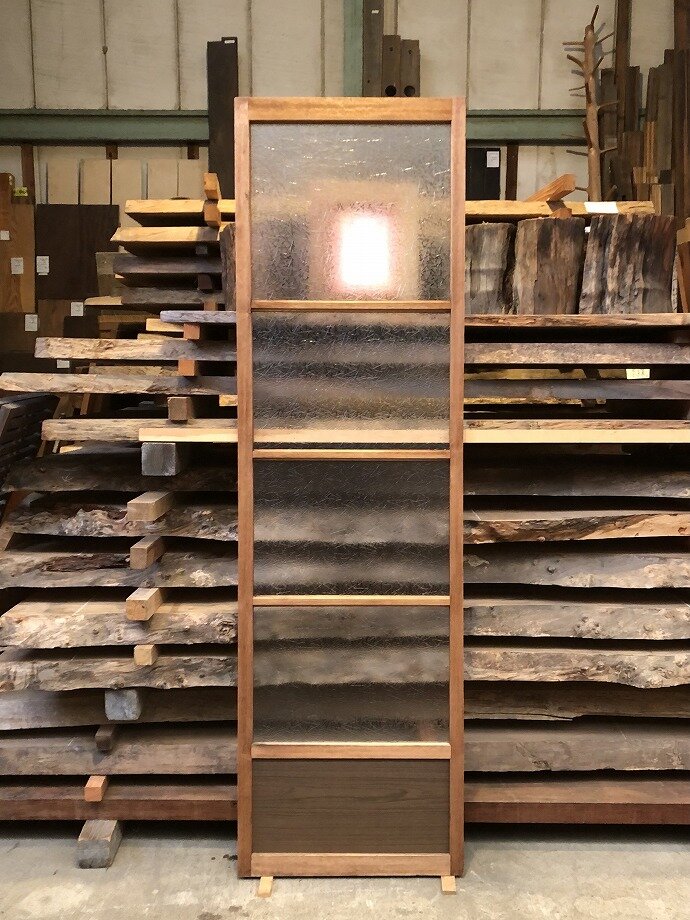 古建具(ガラス戸)の古材