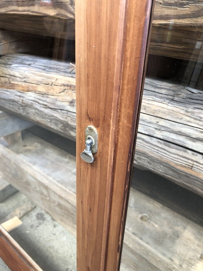 古建具(ガラス戸)の古材