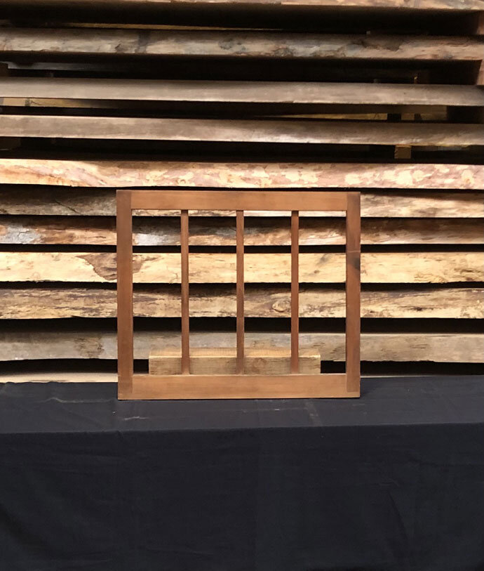 古建具(小型ガラス戸)の古材