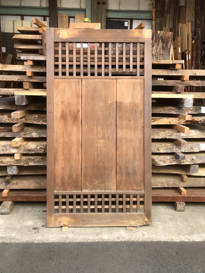 古建具（格子戸）の古材