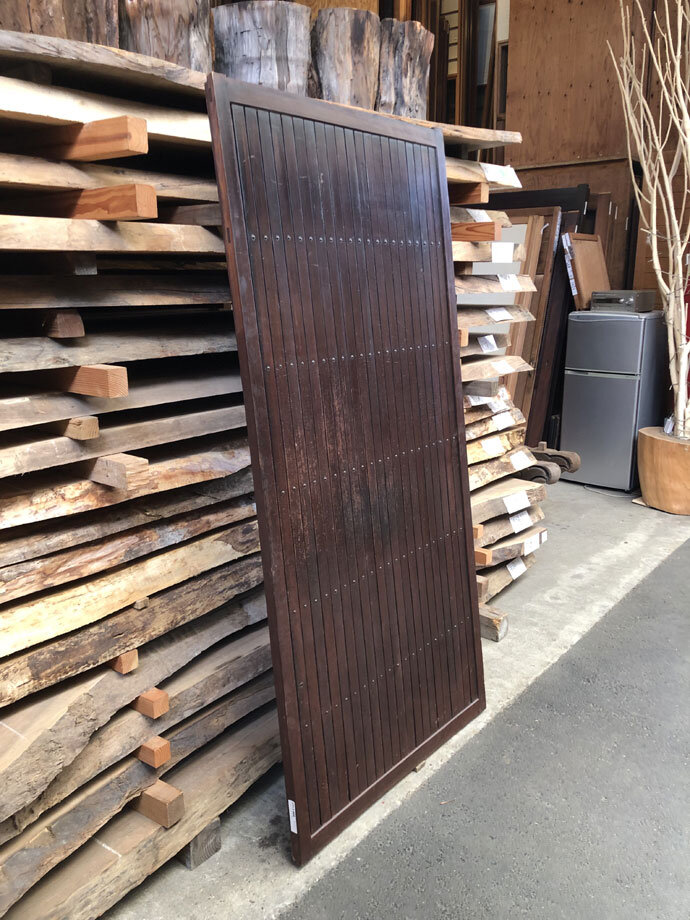 古建具（格子戸）の古材