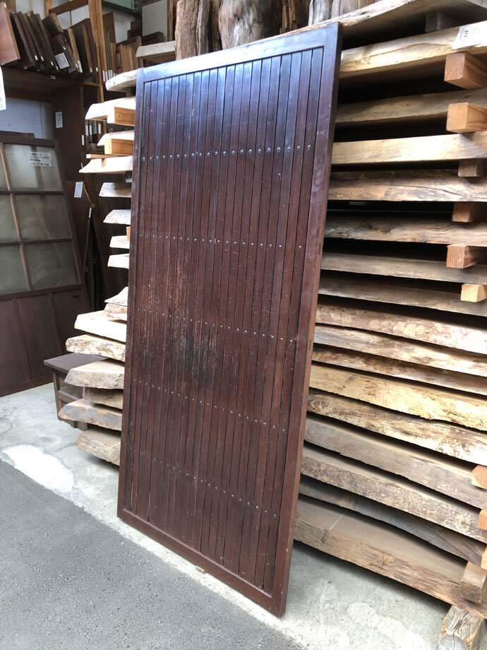 古建具（格子戸）の古材