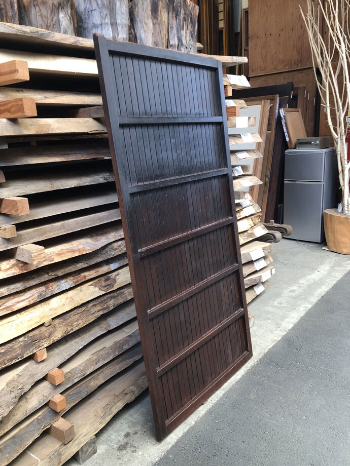 古建具（格子戸）の古材