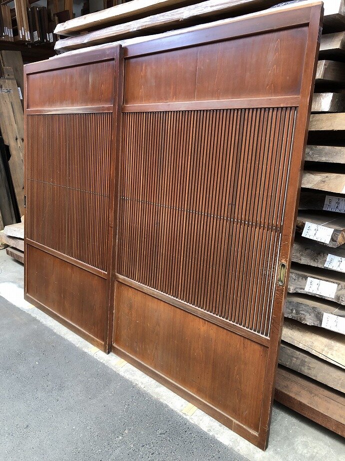 古建具(格子戸)の古材