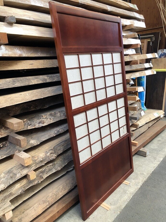 古建具(格子戸)の古材