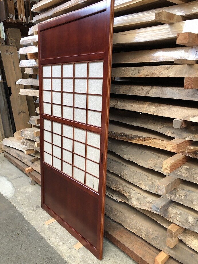 古建具(格子戸)の古材