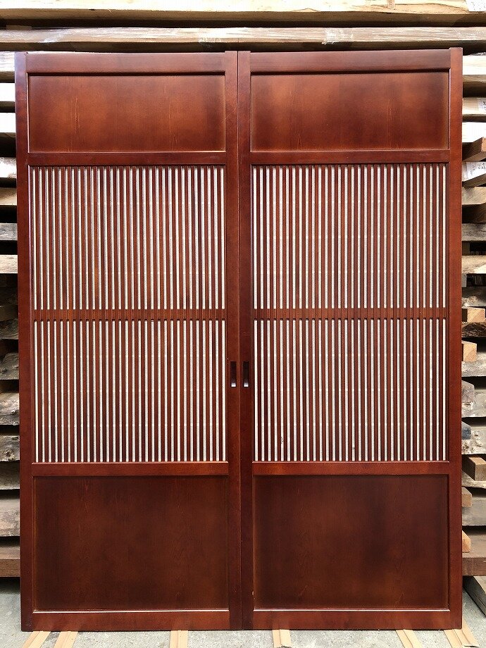 古建具(格子戸)の古材