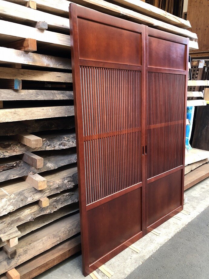 古建具(格子戸)の古材