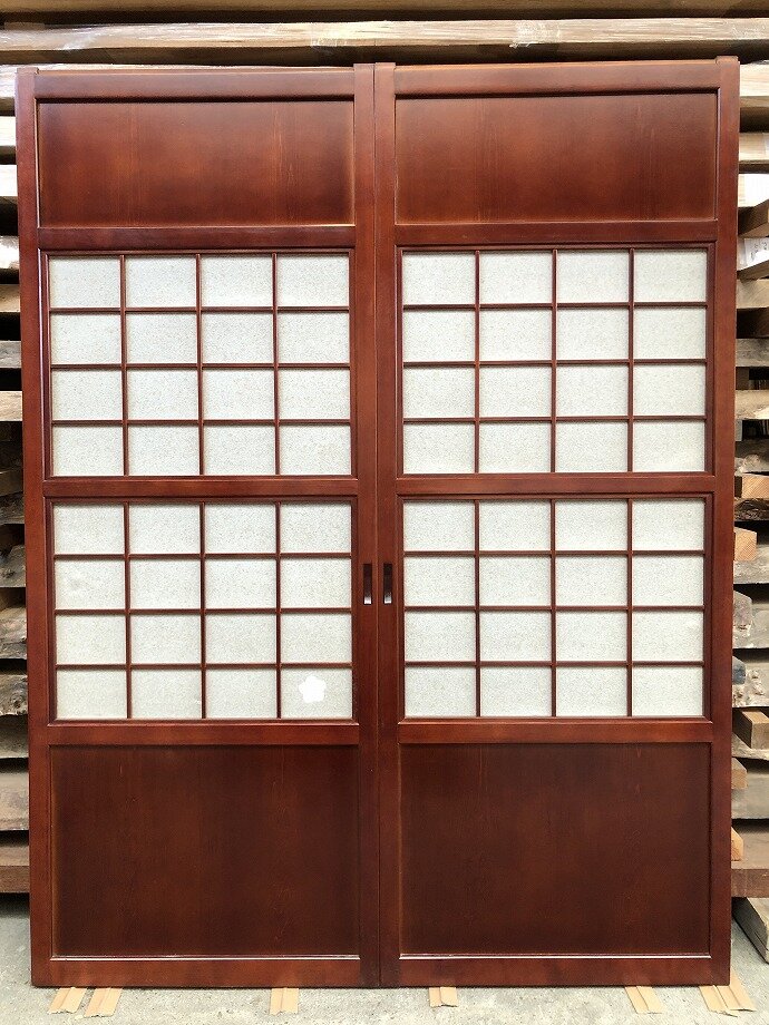 古建具(格子戸)の古材