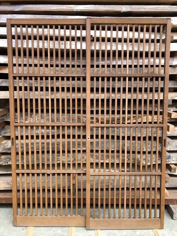 古建具(格子戸)の古材