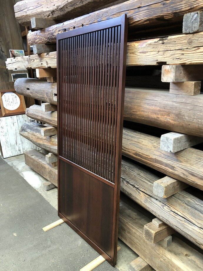 古建具(格子戸)の古材