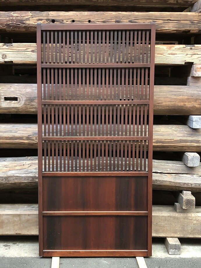 古建具(格子戸)の古材