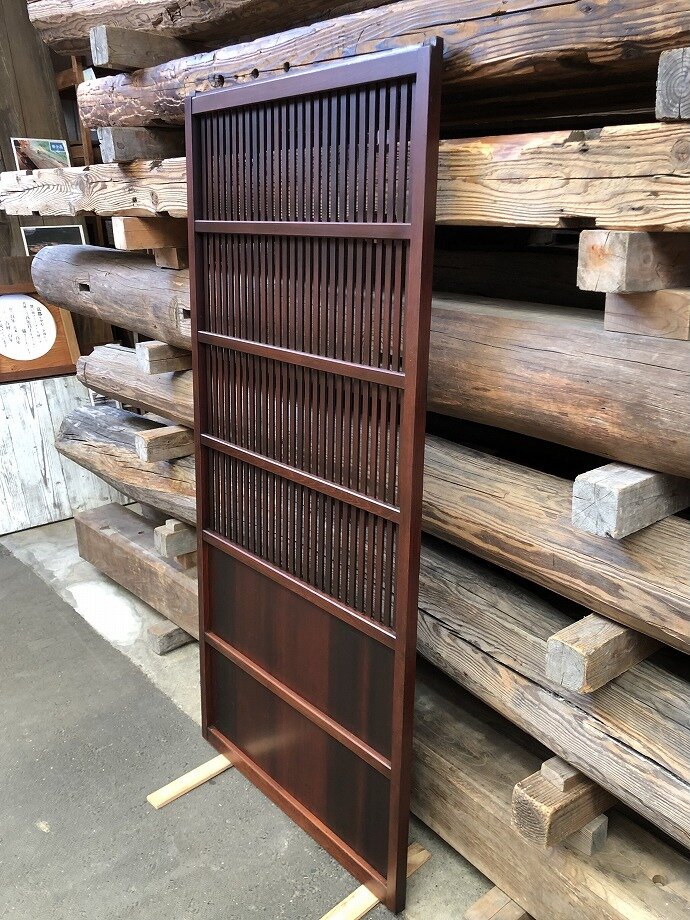 古建具(格子戸)の古材