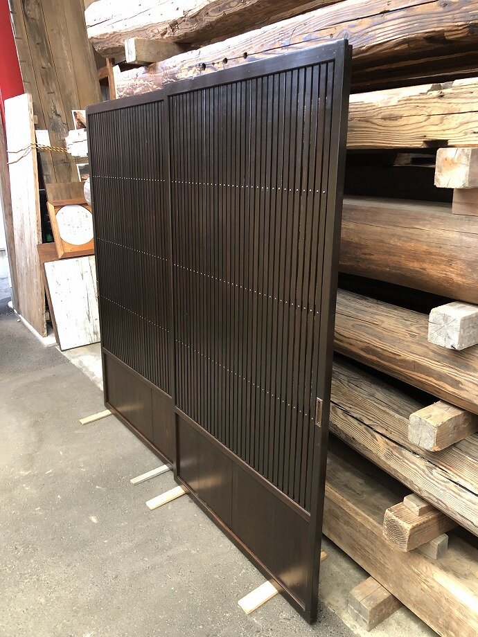 古建具(格子戸)の古材
