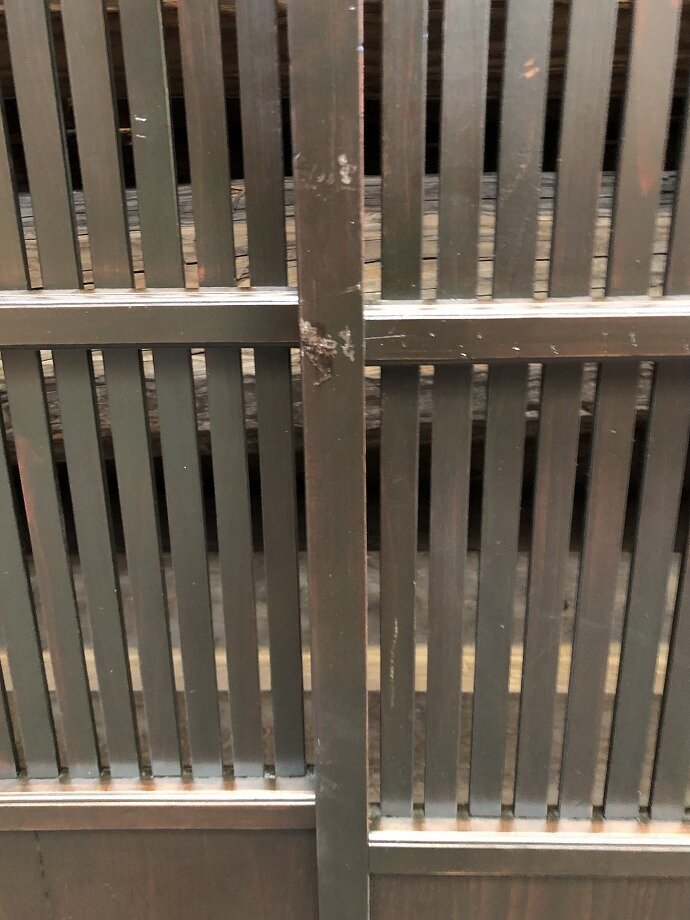 古建具(格子戸)の古材
