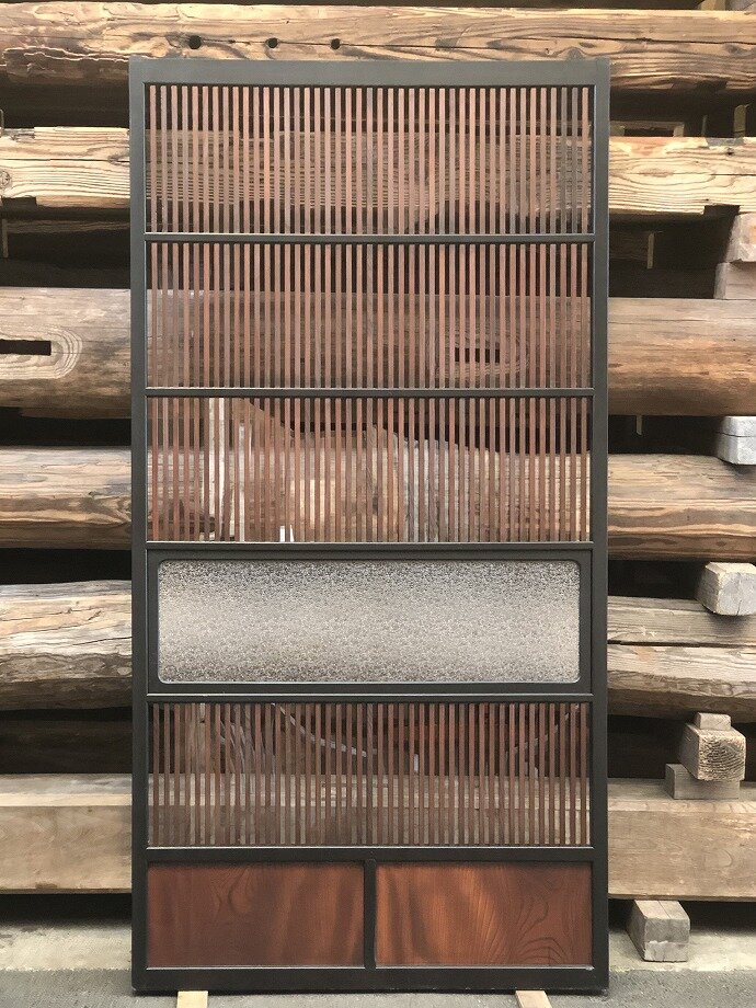 古建具(格子戸)の古材