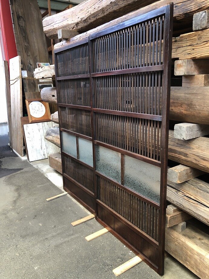 古建具(格子戸)の古材