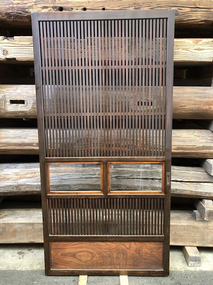 古建具(格子戸)の古材