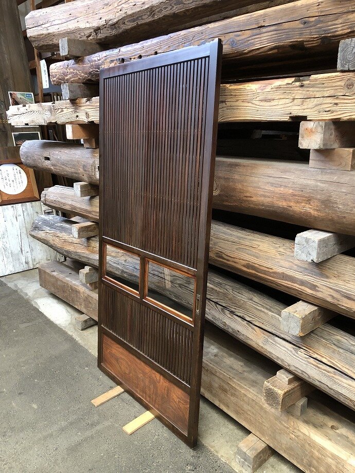 古建具(格子戸)の古材