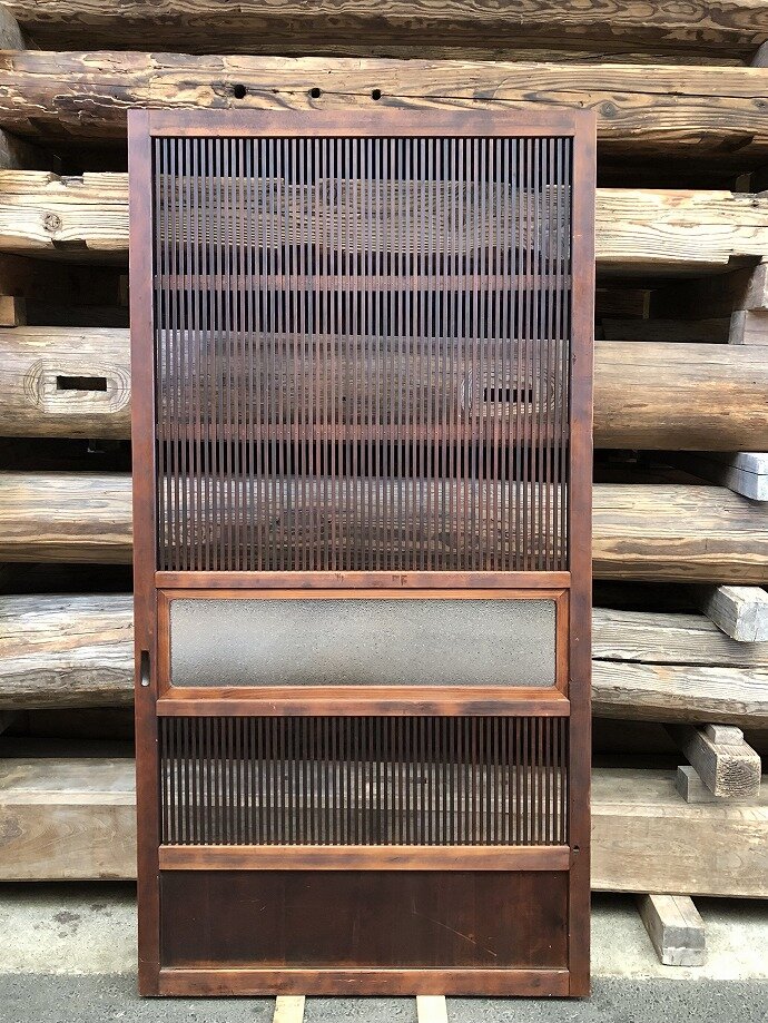 古建具(格子戸)の古材