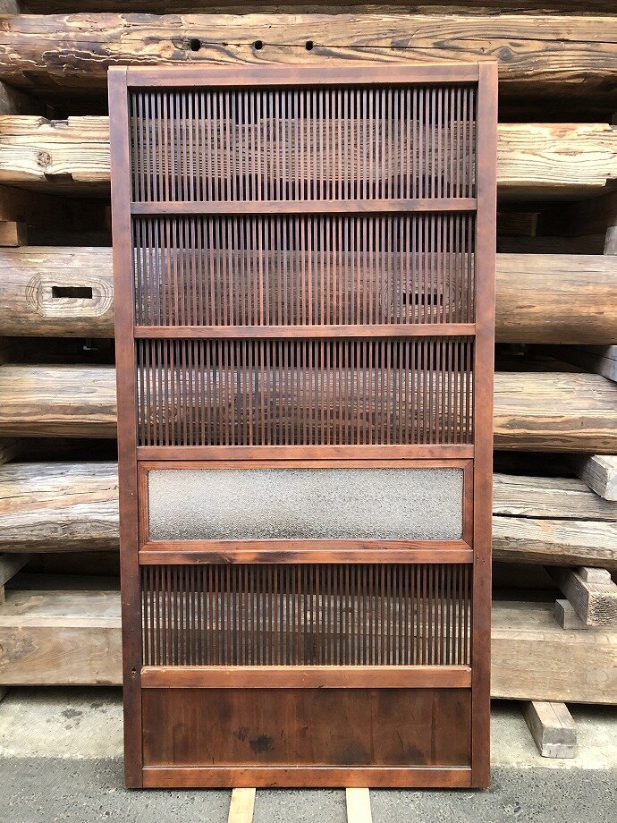 古建具(格子戸)の古材