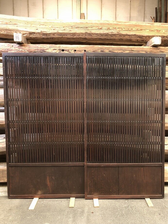 古建具(格子戸)の古材