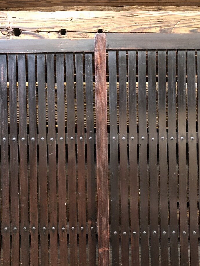 古建具(格子戸)の古材