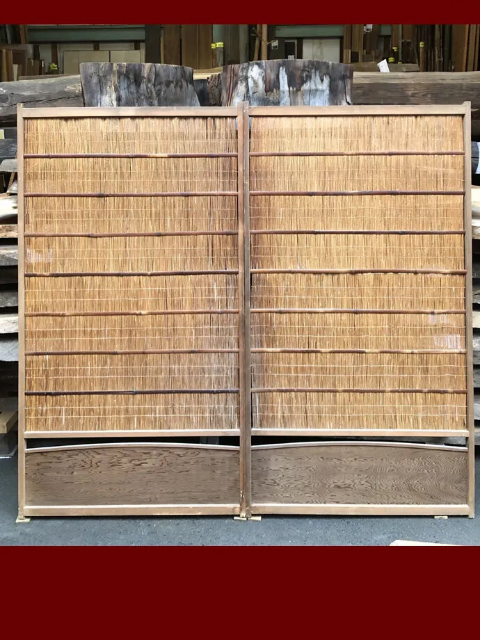 古建具（葦戸）の古材