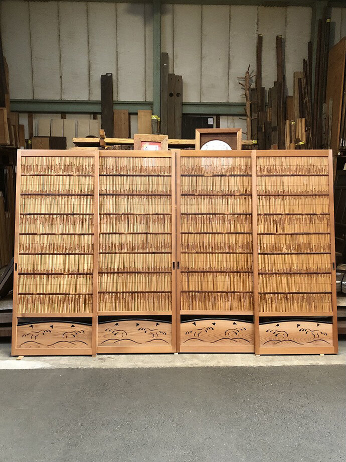 古建具（葦戸）の古材