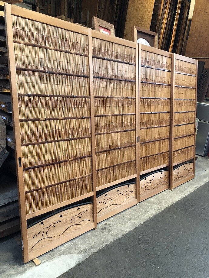 古建具（葦戸）の古材