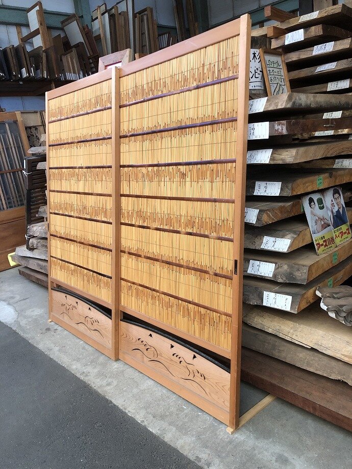 古建具（葦戸）の古材