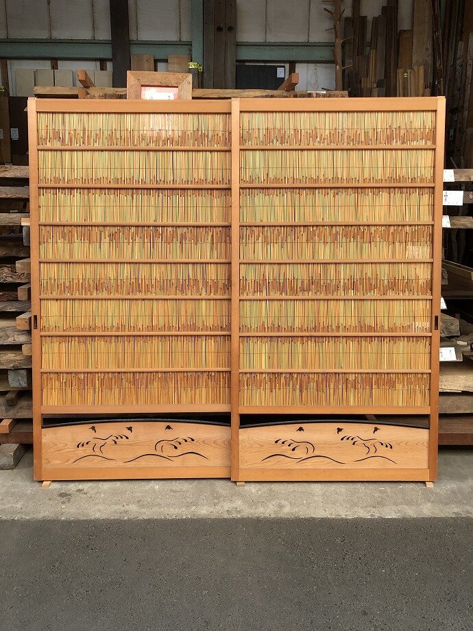 古建具（葦戸）の古材