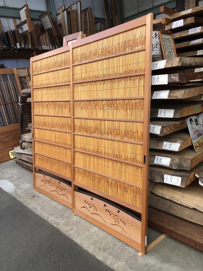 古建具（葦戸）の古材