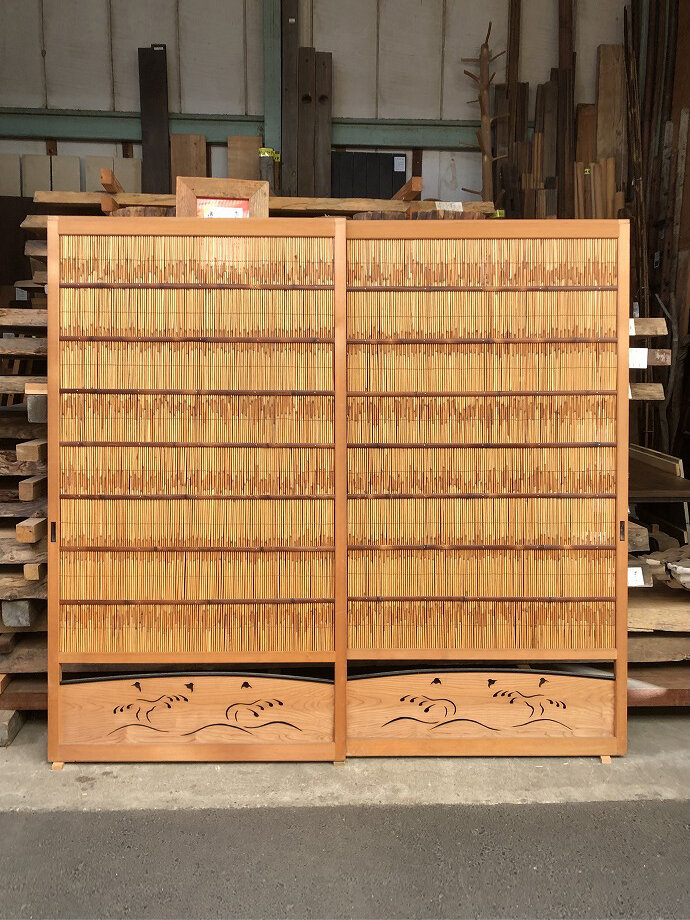 古建具（葦戸）の古材
