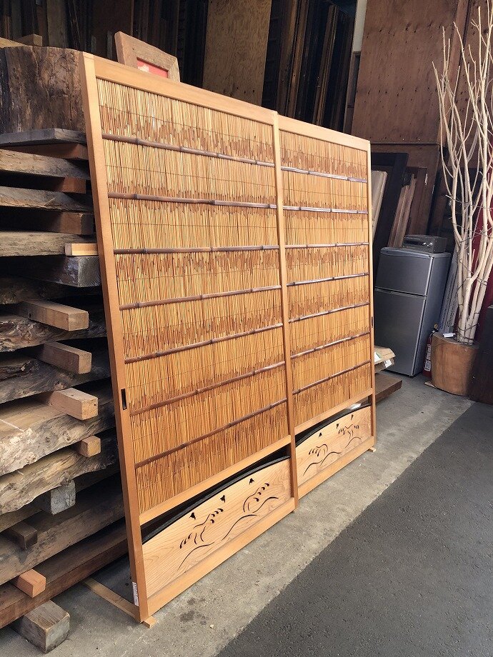 古建具（葦戸）の古材
