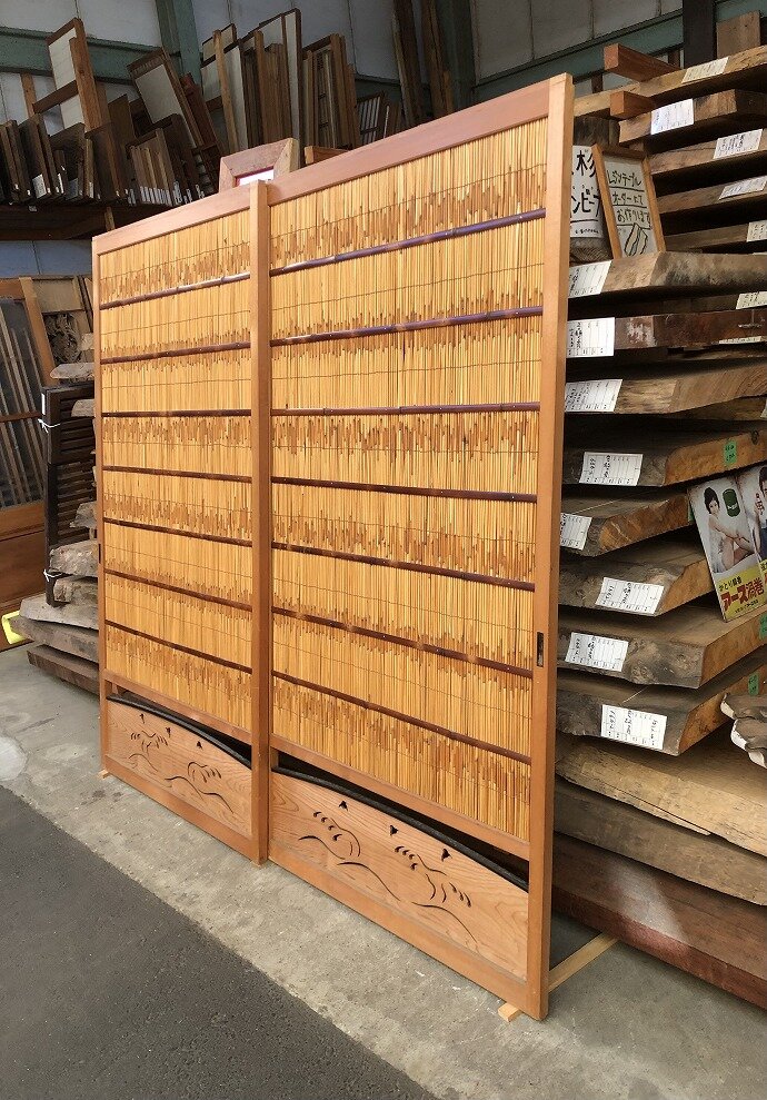 古建具（葦戸）の古材