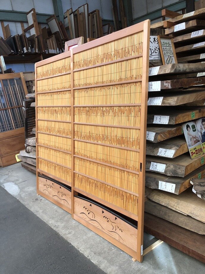 古建具（葦戸）の古材