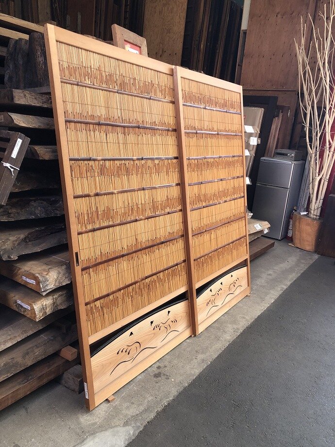 古建具（葦戸）の古材