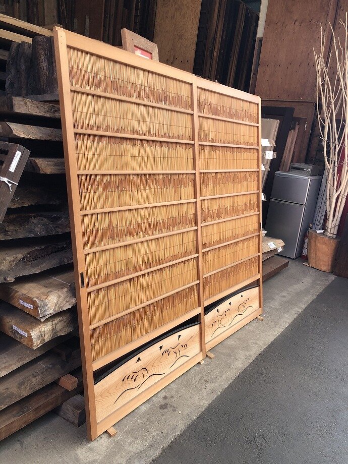 古建具（葦戸）の古材